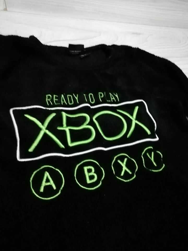 Bluza groasa pufoasa coccolino Xbox copii 8-9 ani  fani jocuri pe Xbox