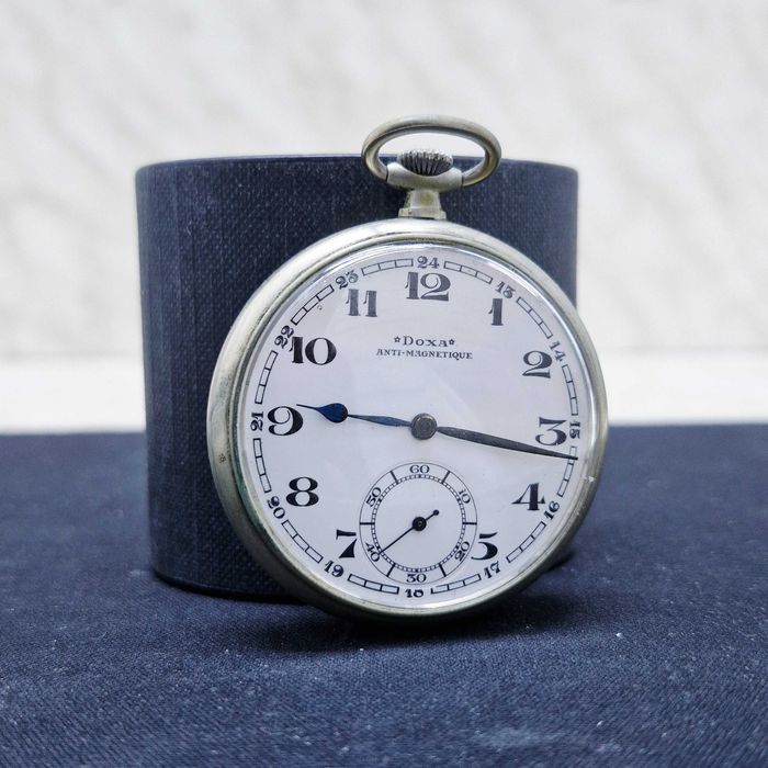 Ceas de buzunar Doxa Magnetique Anii 1920 Zeus Amanet Militari 33200