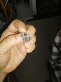 Серьги серебренные и кольцо