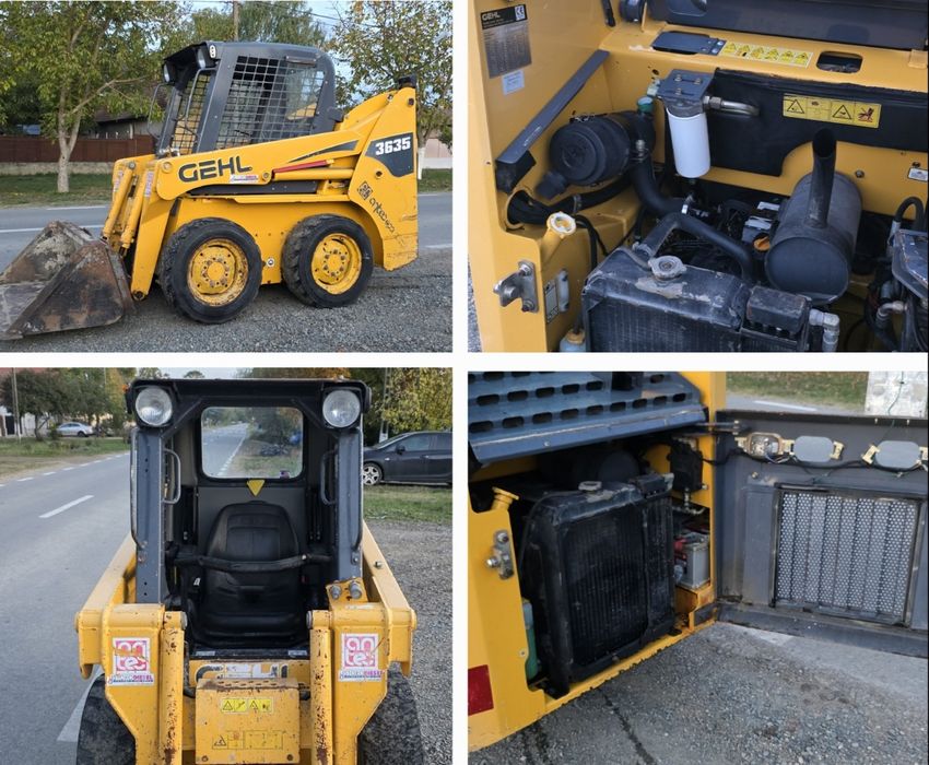 Miniîncarcător KOMATSU SK05J 1750h ORIGINALE  mini încărcător