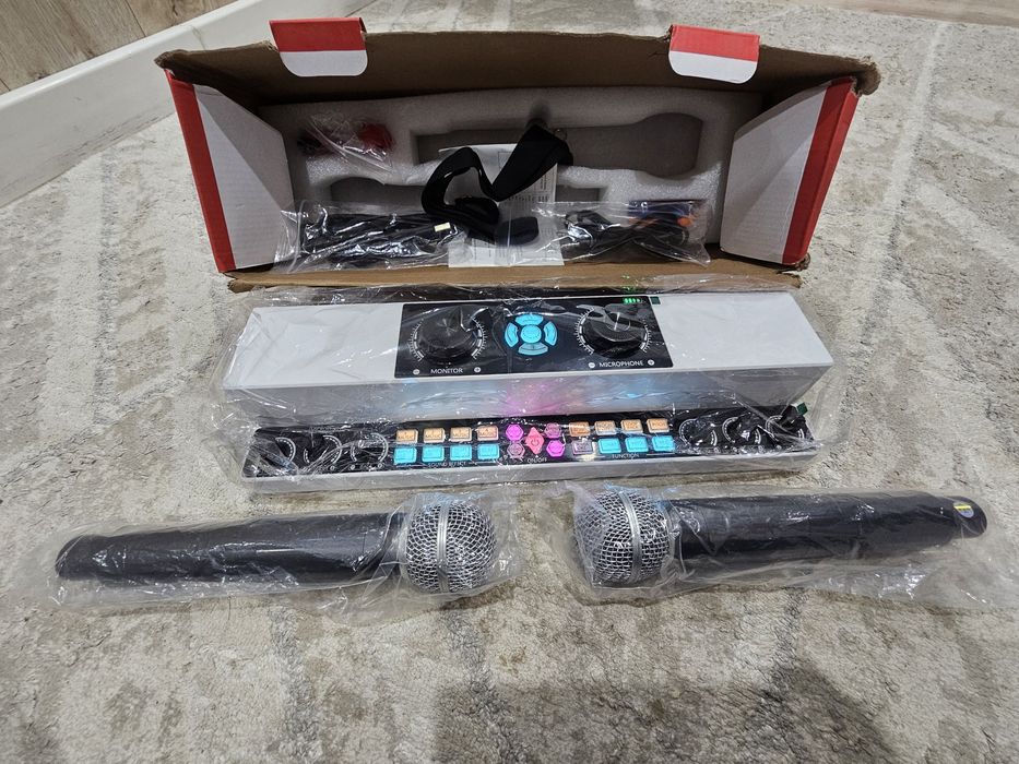 Портативная колонка караоке