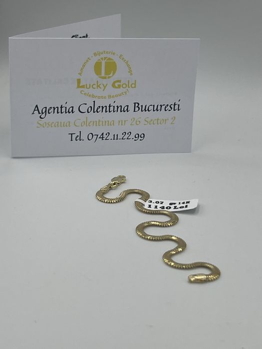 Bratara Aur Sarpe 14k 3.07gr 18cm #46106