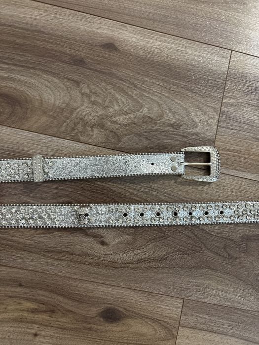 Curea BB belt argintie