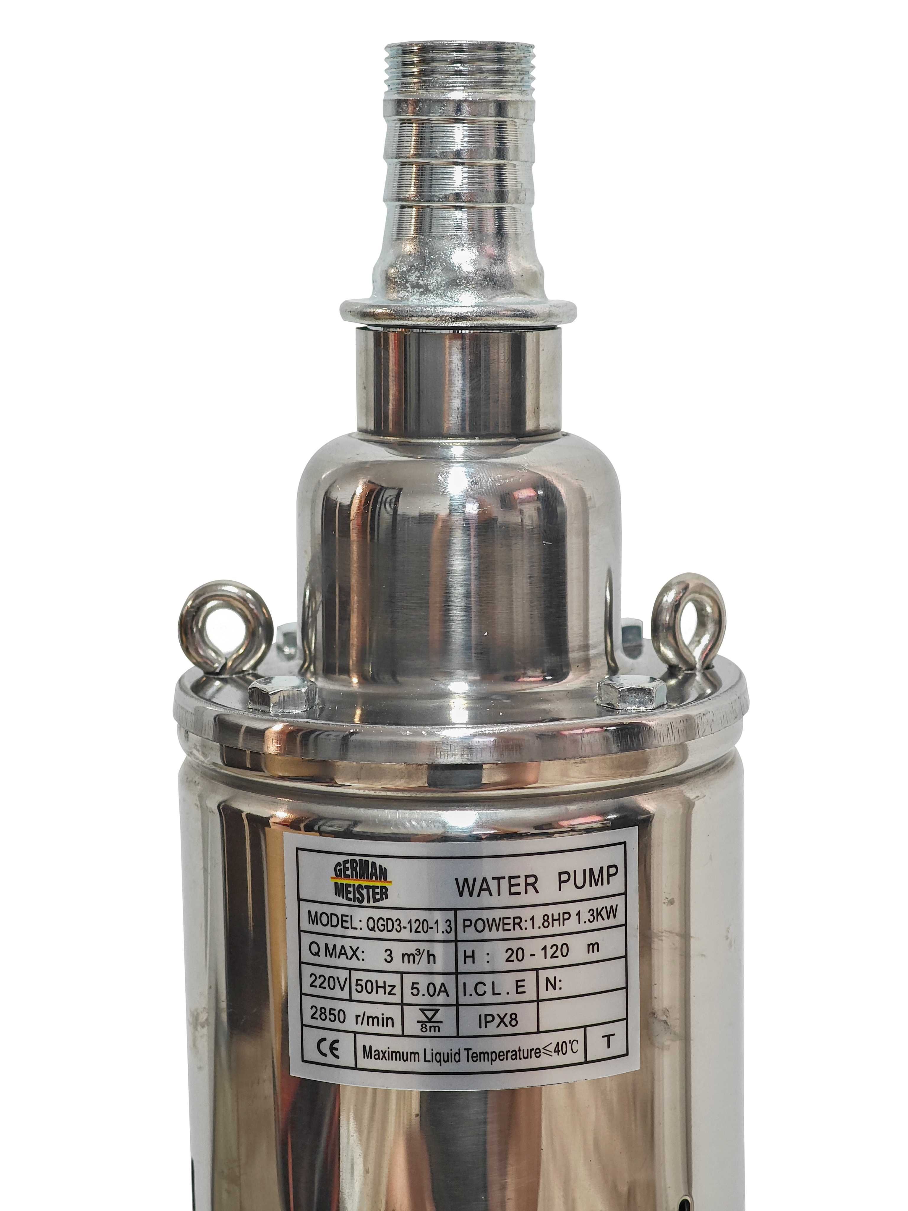 Pompa submersibila, German Meister, QGD3-120-1.3 , 30 L/min , 1300W