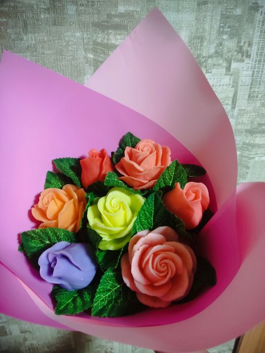 Цветы из мыла!!!