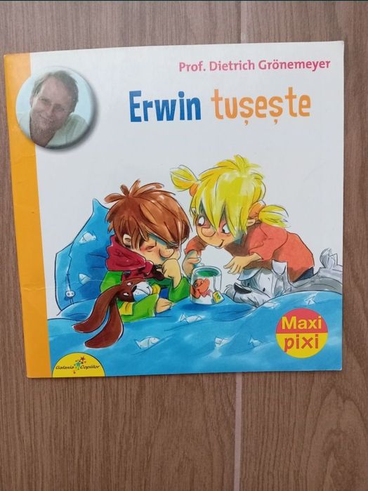 set 4 carti copii mici erwin rosi dinti luxat picior tuseste doare