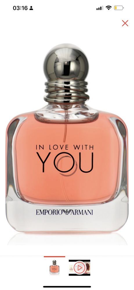 Giorgio Armani In Love With You парфюмерная вода EDP 100 мл