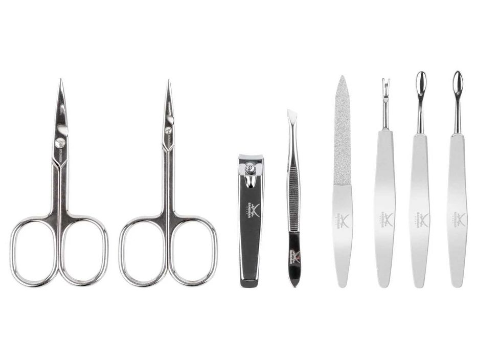 Trusă  manichiură premium SANSIBAR , 8 bucăți,Calitate Solingen  piele