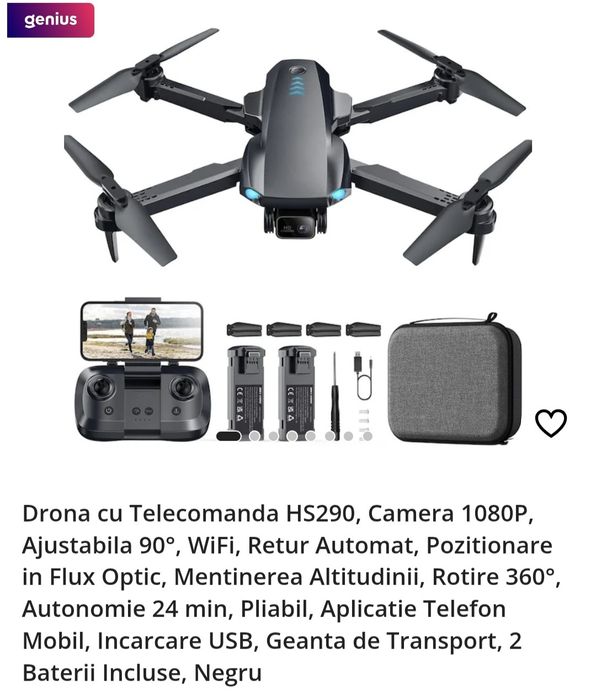 Dronă cu telecomandă