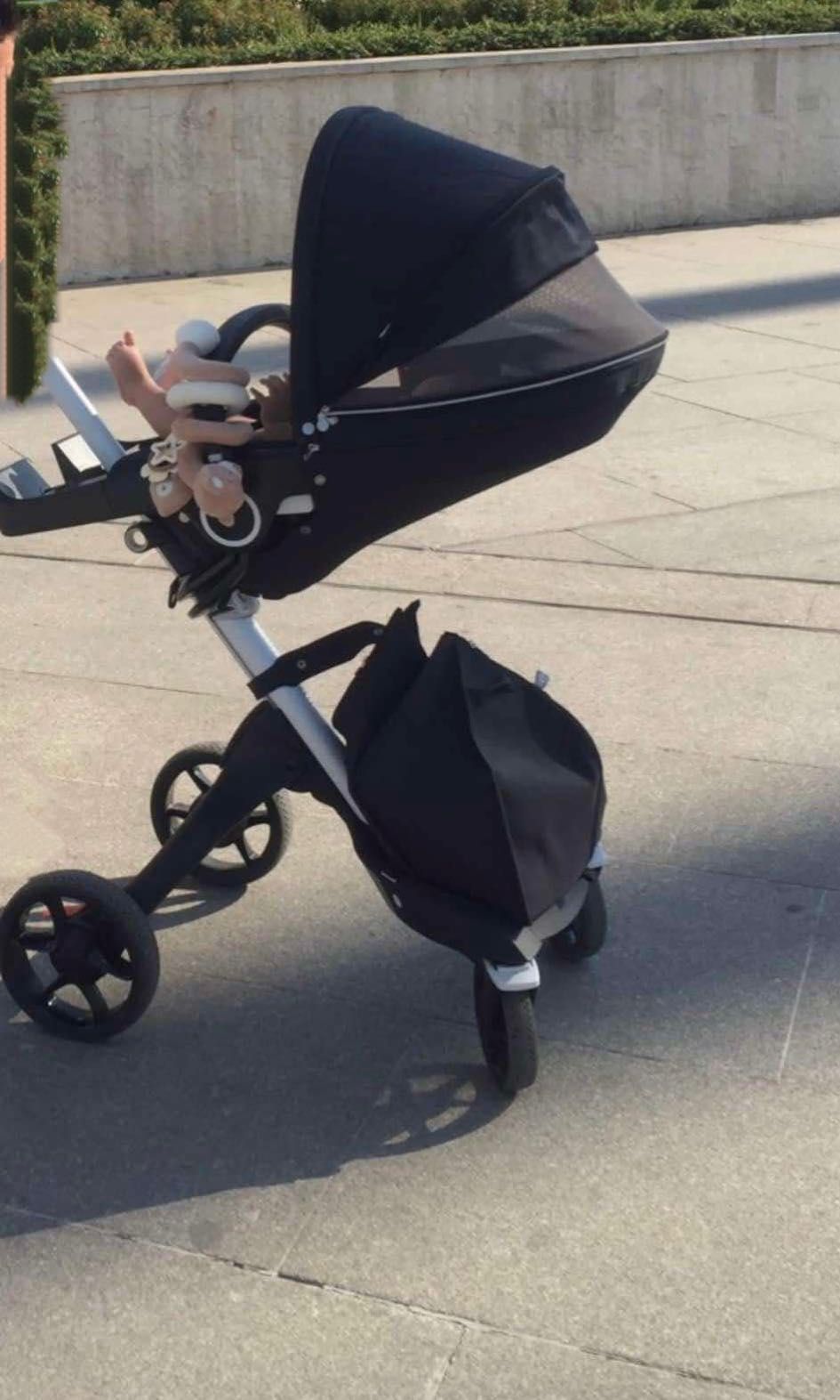 Бебешка количка Stokke Xplory V6 all black, пълен комплект