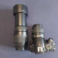 Set aparat foto nikon D3000+ obiectiv tamron 70-300mm