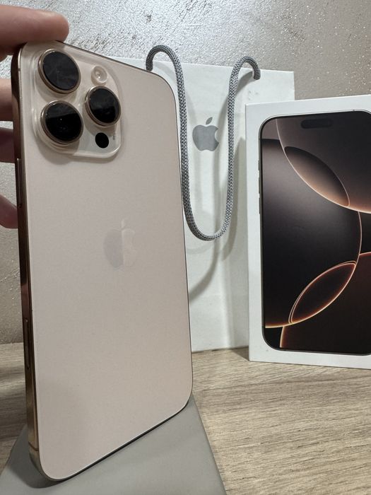 iPhone 16 Pro Max|256GB|Като нов| Гаранция Apple | Desert Titanium