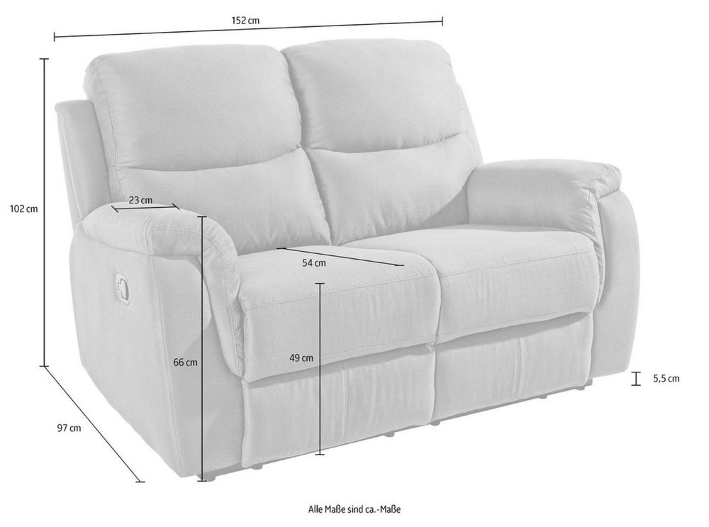 Set Coltar,canapea cu doua locuri si fotoliu cu recliner.