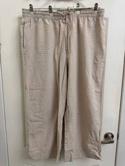 Новые брюки хлопок/ лен H&M, размер XL (56/60)