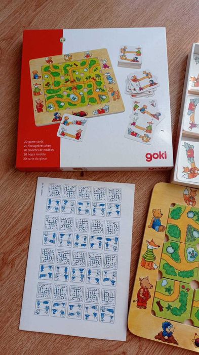 Дървена игра Goki “Намери пътя в гората“