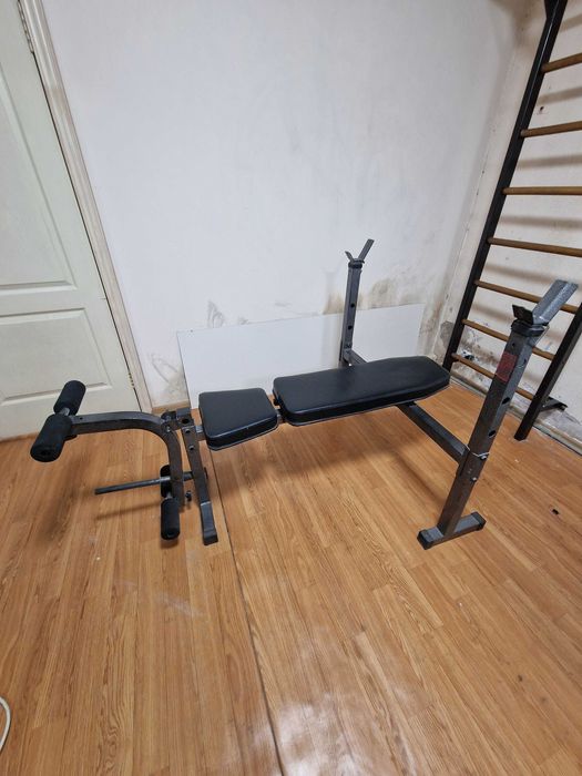 Скамья для жима лежа + наклонная скамья + керл для ног