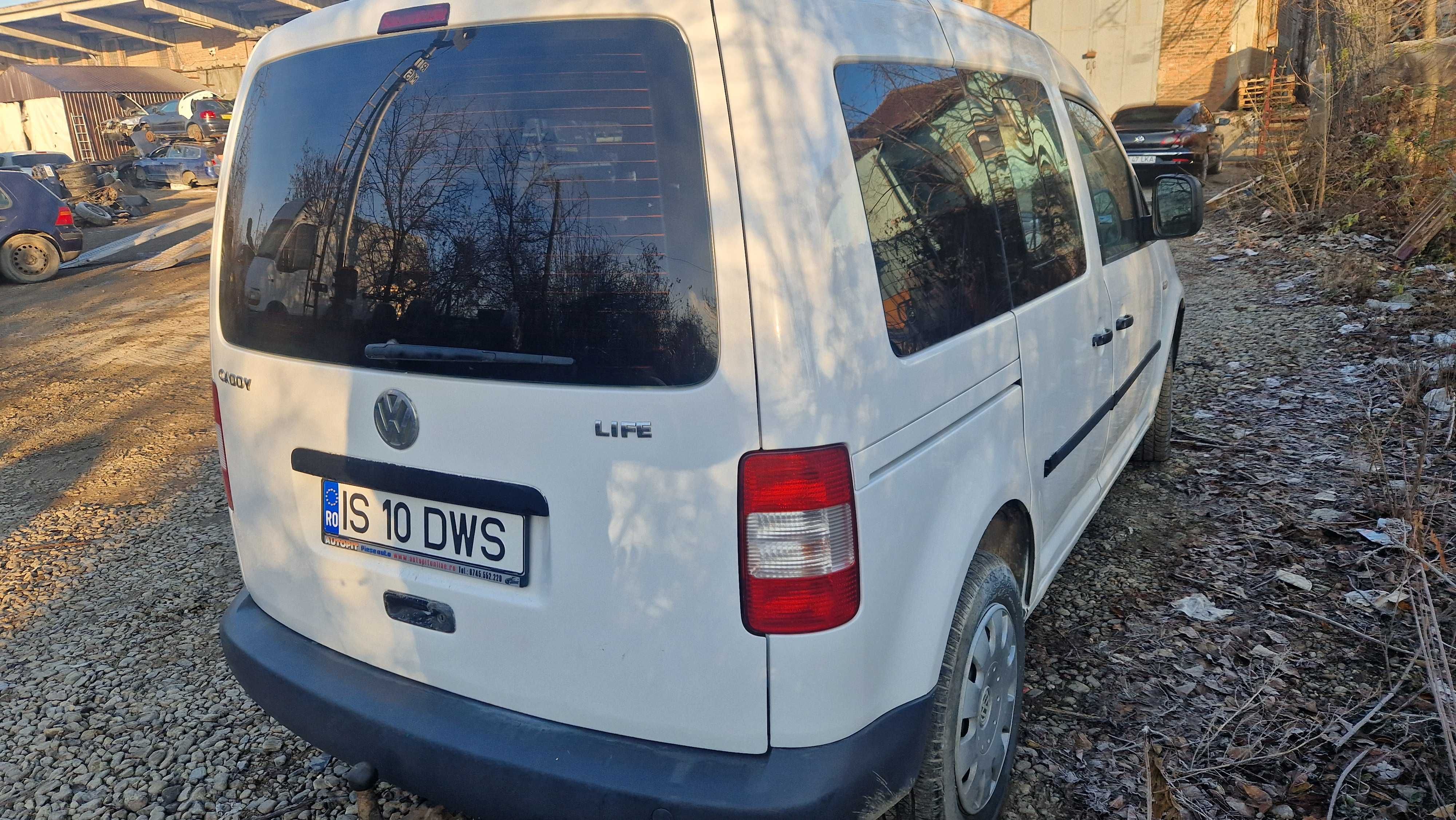 Vw Caddy 1.9 tdi 2008 cu 5 locuri