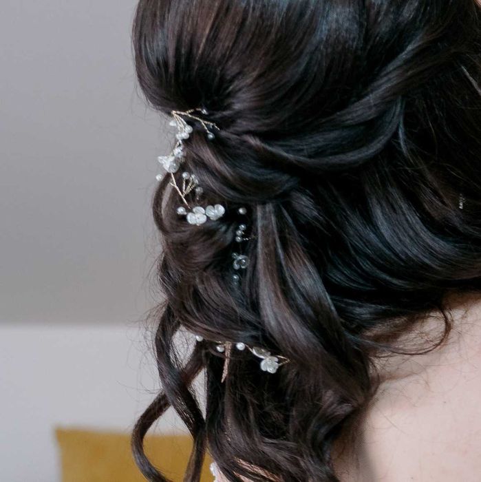 Rochie mireasa cu maneca lunga 3/4, 3 sfert, rochita lunga marime mare