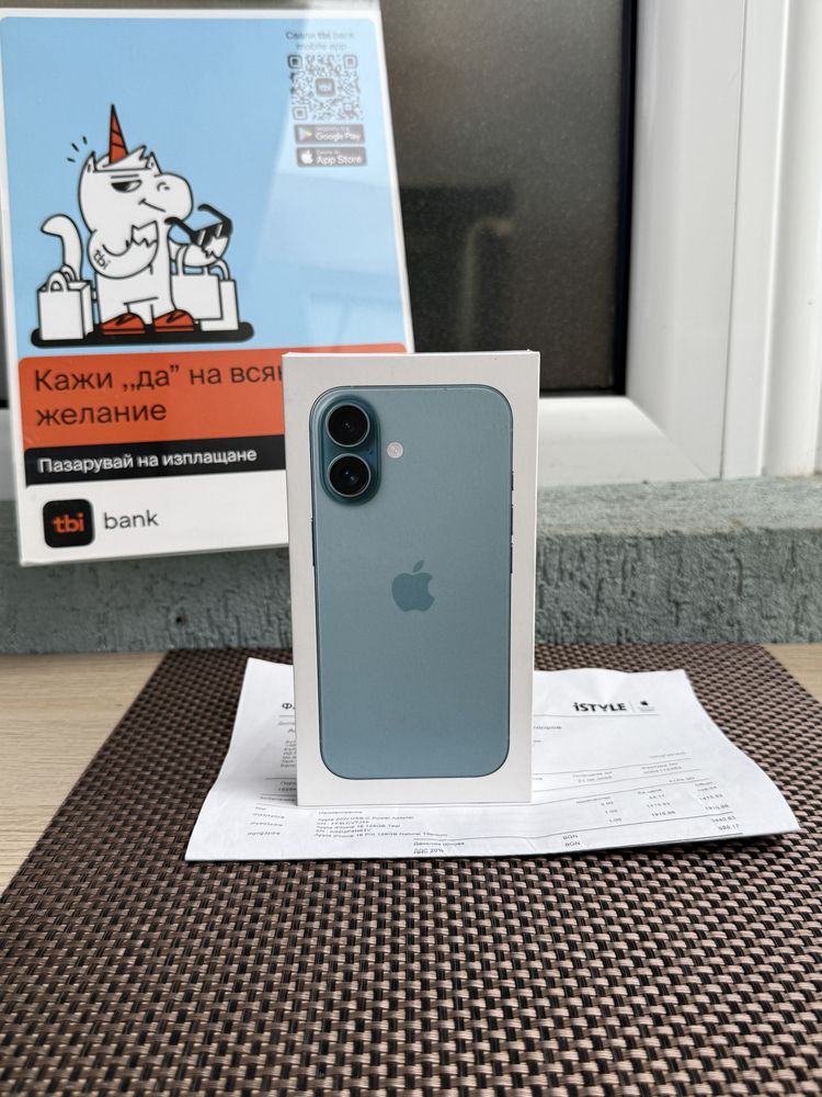 НОВ!24М ГАР /*ЛИЗИНГ*/ iPhone 16 128Gb Teal Айфон Гаранция