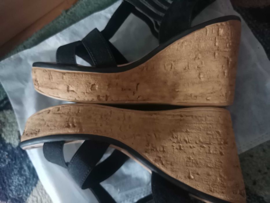 Дамски летни сандали на платформа, 36 номер