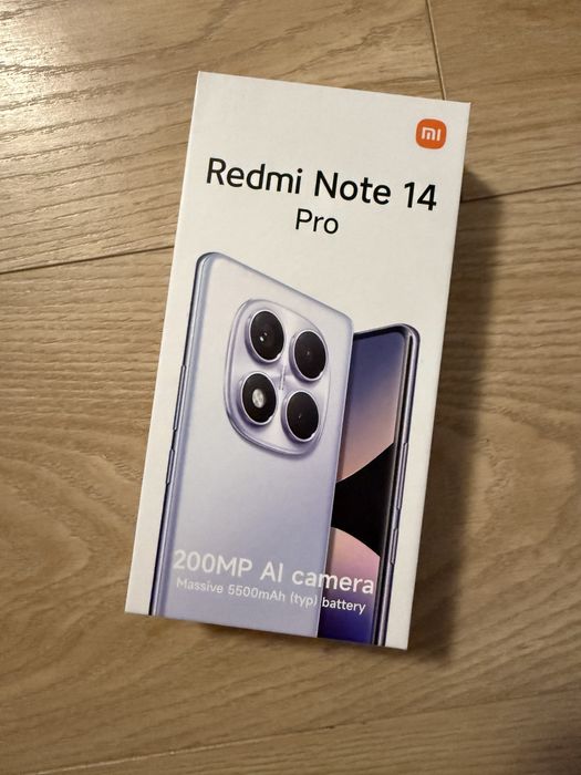 Xiaomi Redmi Note 14 Pro, 8GB RAM, 256GB, 5G,Aurora Purple, Nou