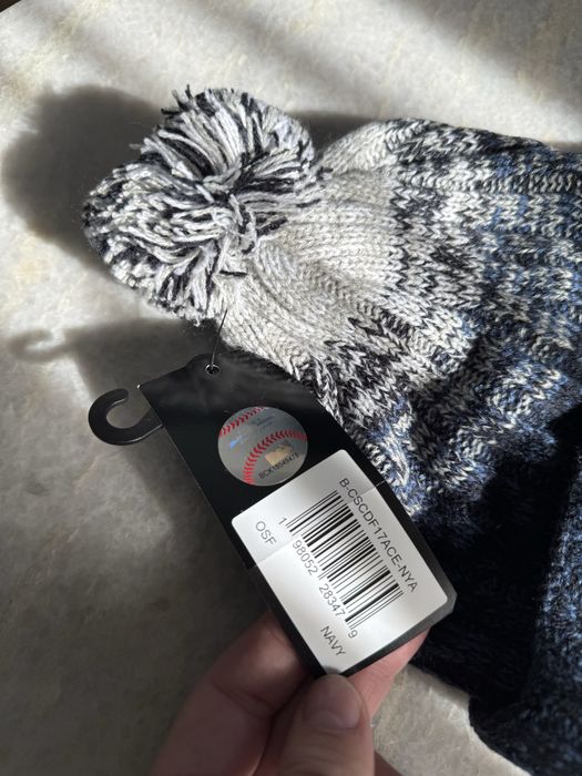 47 Brand NY Yankees caciuna cu ciucure unisex bleumarin cu gri OS noua