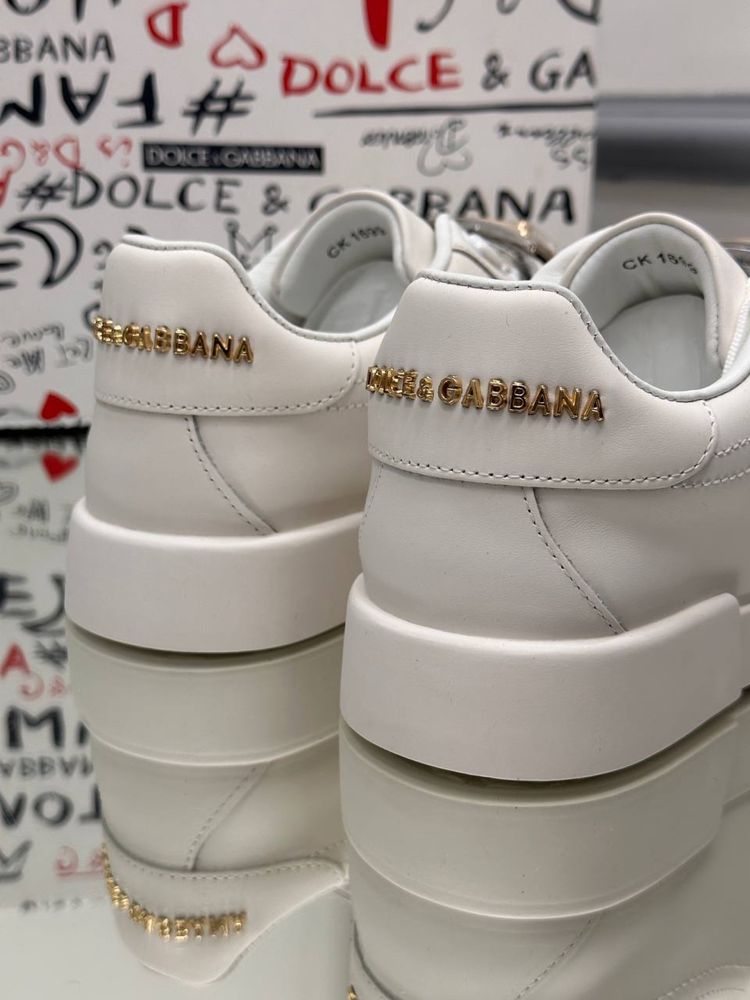 Adidasi Dolce Gabbana piele model nou premium