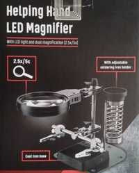 Set mecanica fina cu lupa Led - nou, sigilat