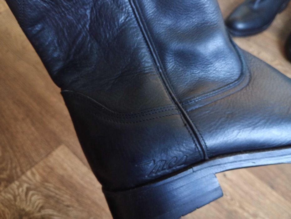 Cizme moto din piele