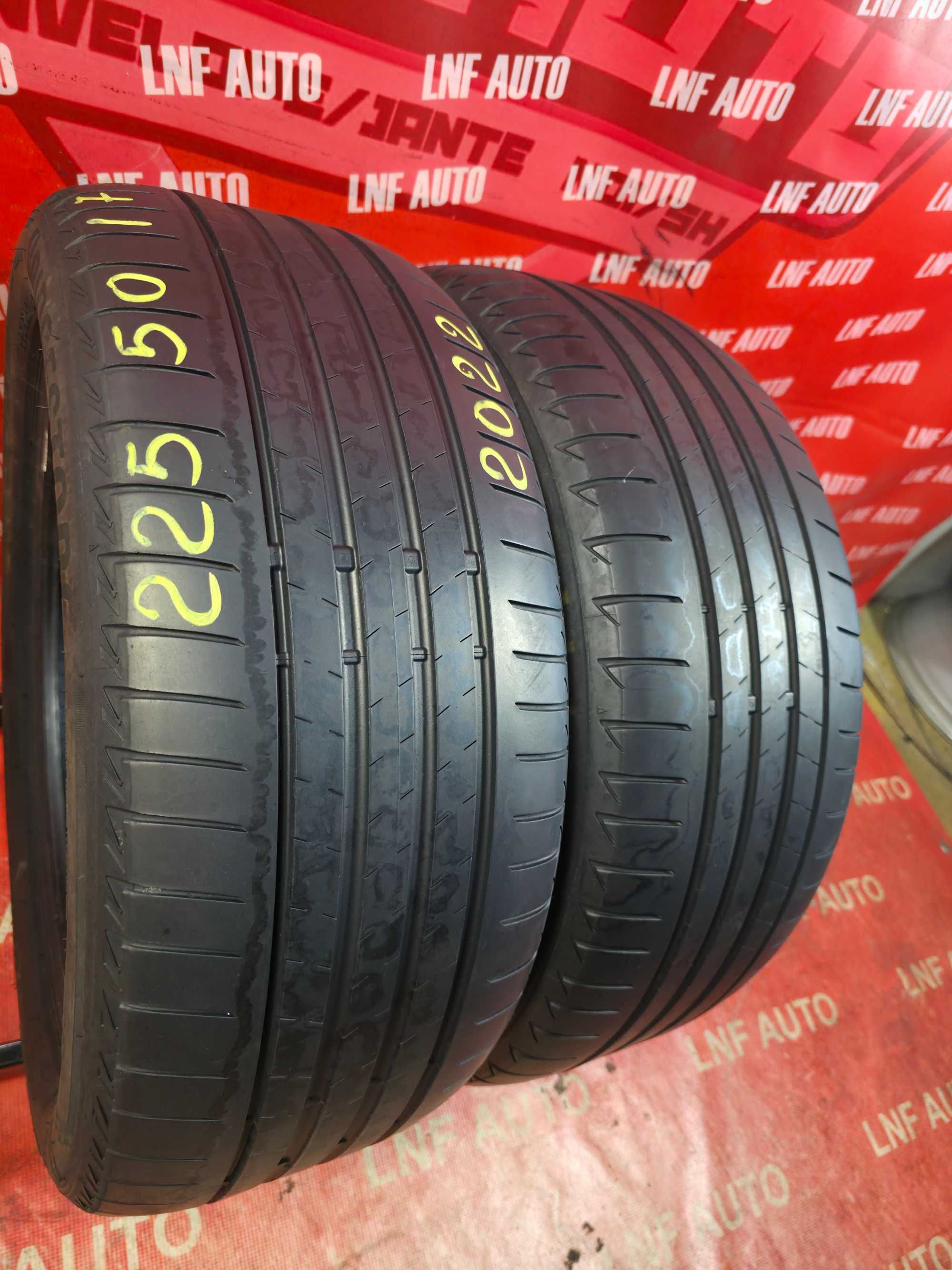 Anvelope de VARA - 225/50/17 - BRIDGESTONE - 5.55 MM - DOT 2022 !