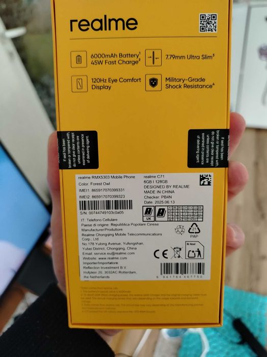 Чисто нов телефон на realme c71