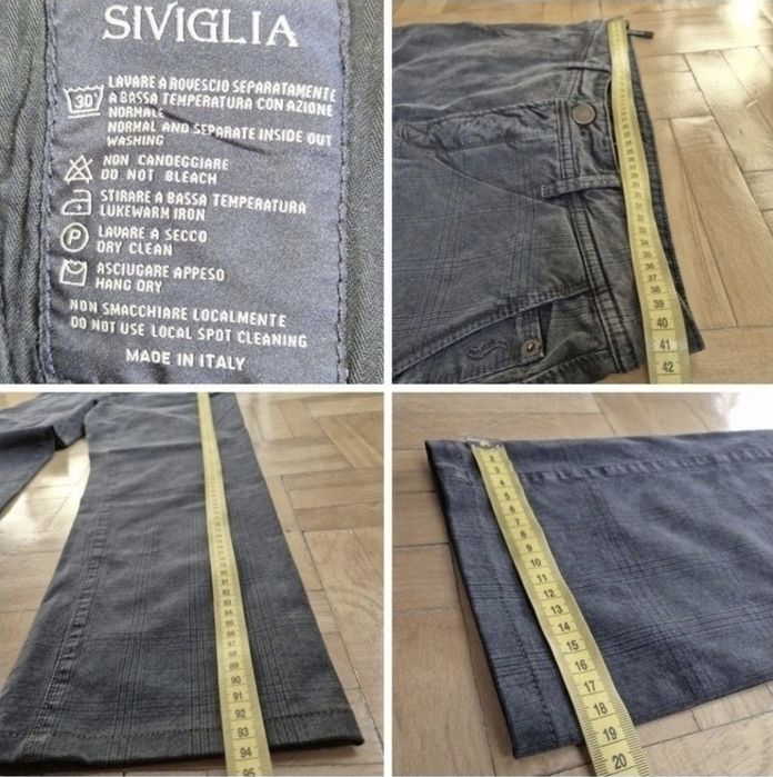 Pantaloni Siviglia exclusiviști, Bărbătești, Slim Fit - W33 M / L