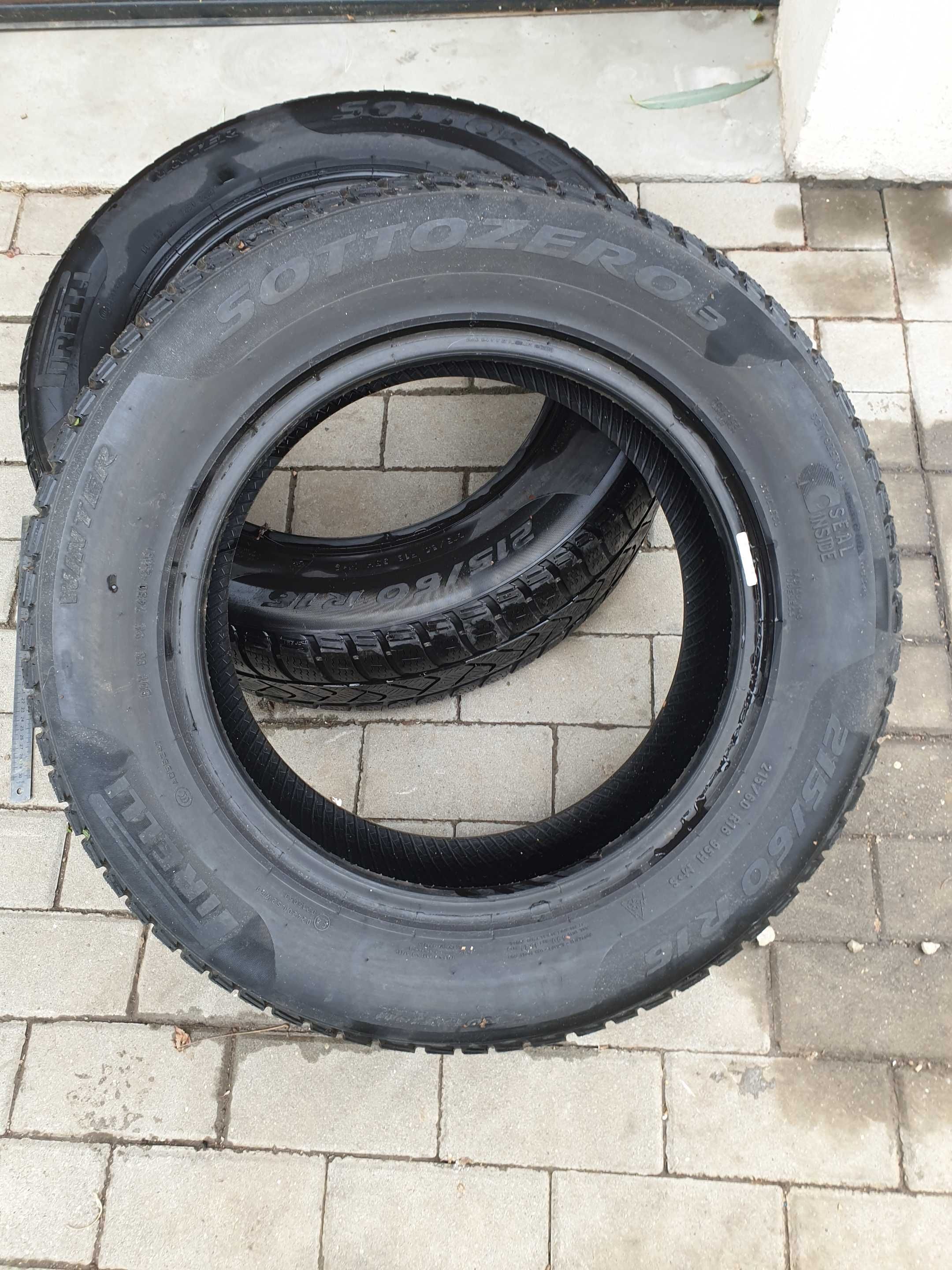 Anvelope iarna 215/60/R16  Pirelli Sottozero3 seal inside , sh