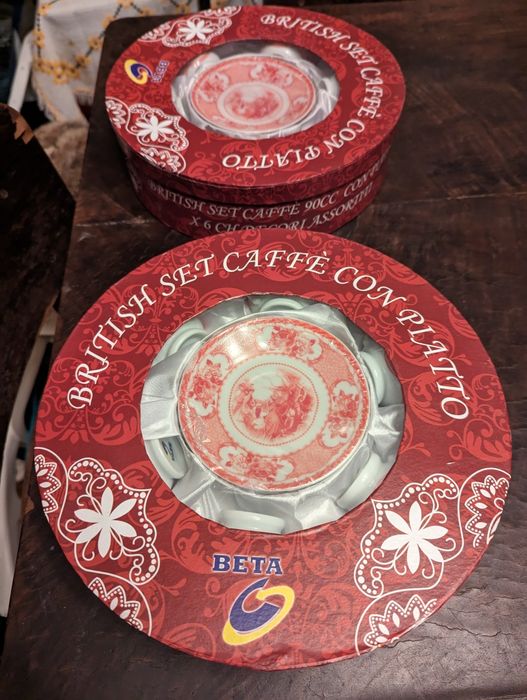 Raritate British London Waitrose Nou Set cafea ceai x6 sigilate 60 ml