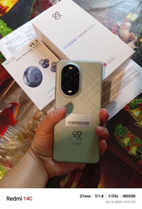 Нов Huawei Nova13 Pro гаранция