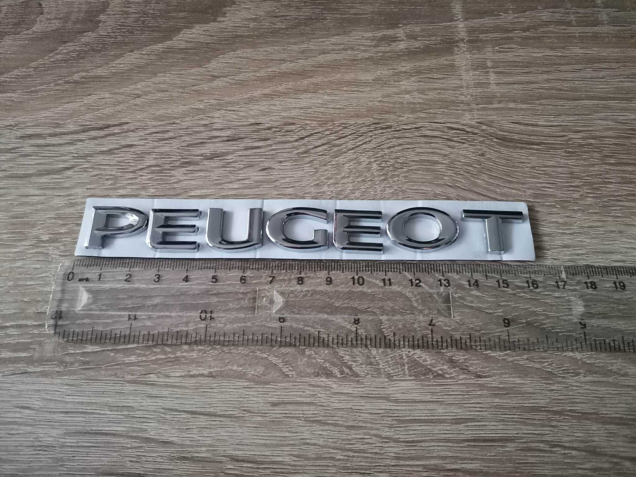 Емблема надпис лого Пежо Peugeot нов стил