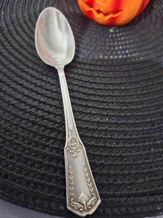 Lingurita argint 800 filigran incrustat 15 cm lungimr