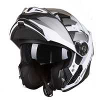 Casca Moto MT Helmets STORM DRONE Flip Up (ochelari soare), gri titan