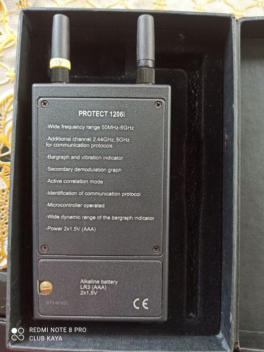 Detector camere și microfoane