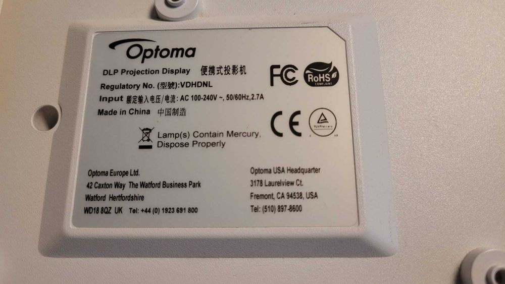 Proiector Optoma HD 1080 cu 3D. Model GT1080e