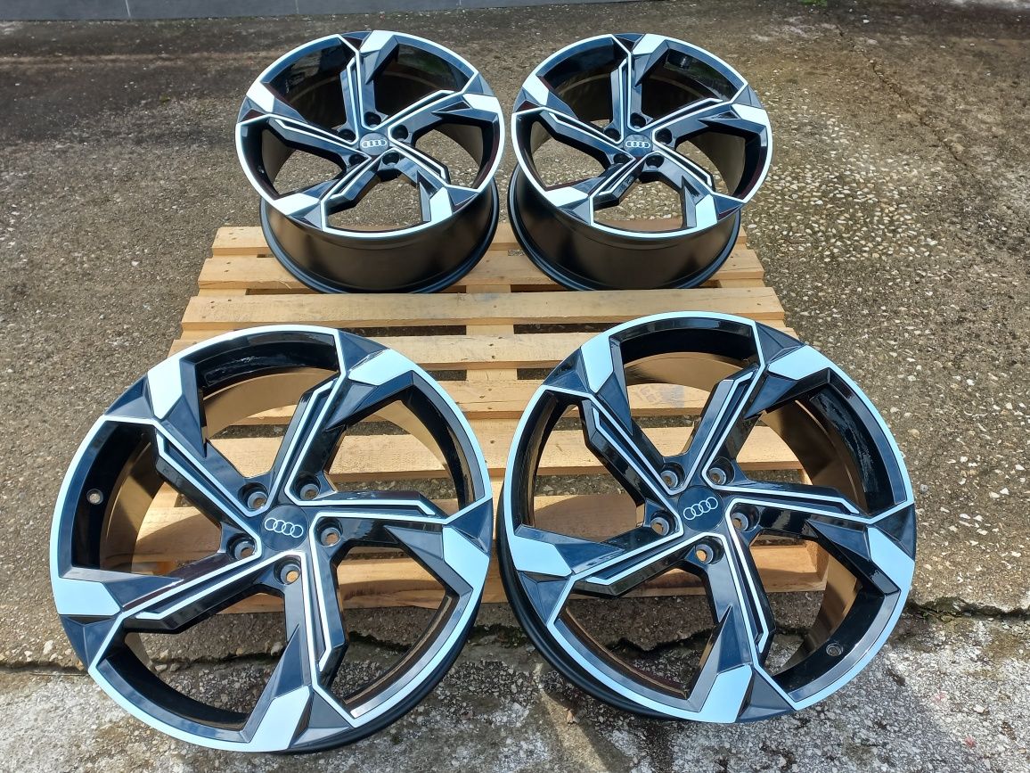 19 Audi Rotor25 8.5j et35 Black Polish A3 A4 A5 A6 A7 A8 Q3 Q5 Чисто Н