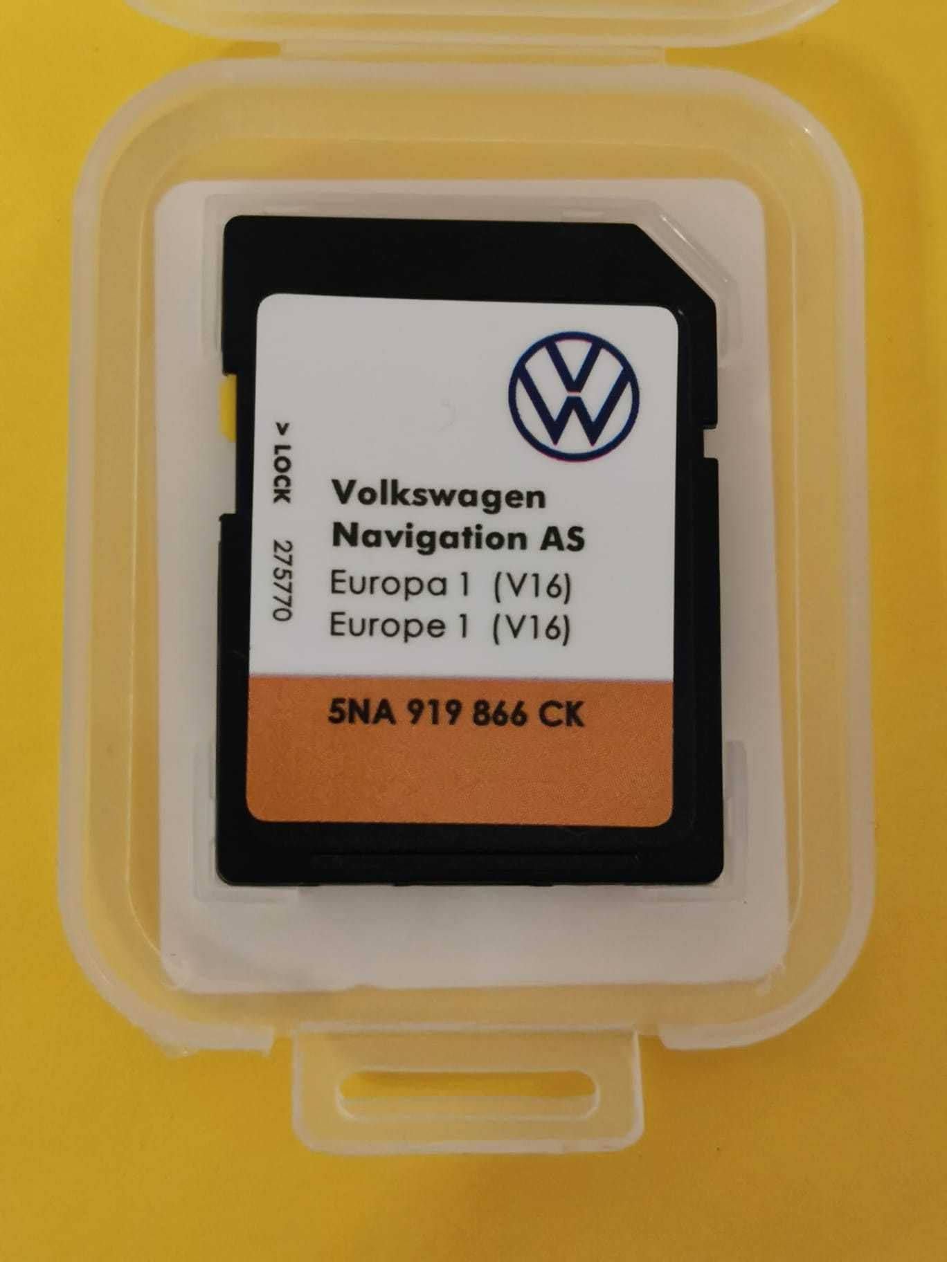 Card navigatie full Europa 2022 pentru VW AS V16