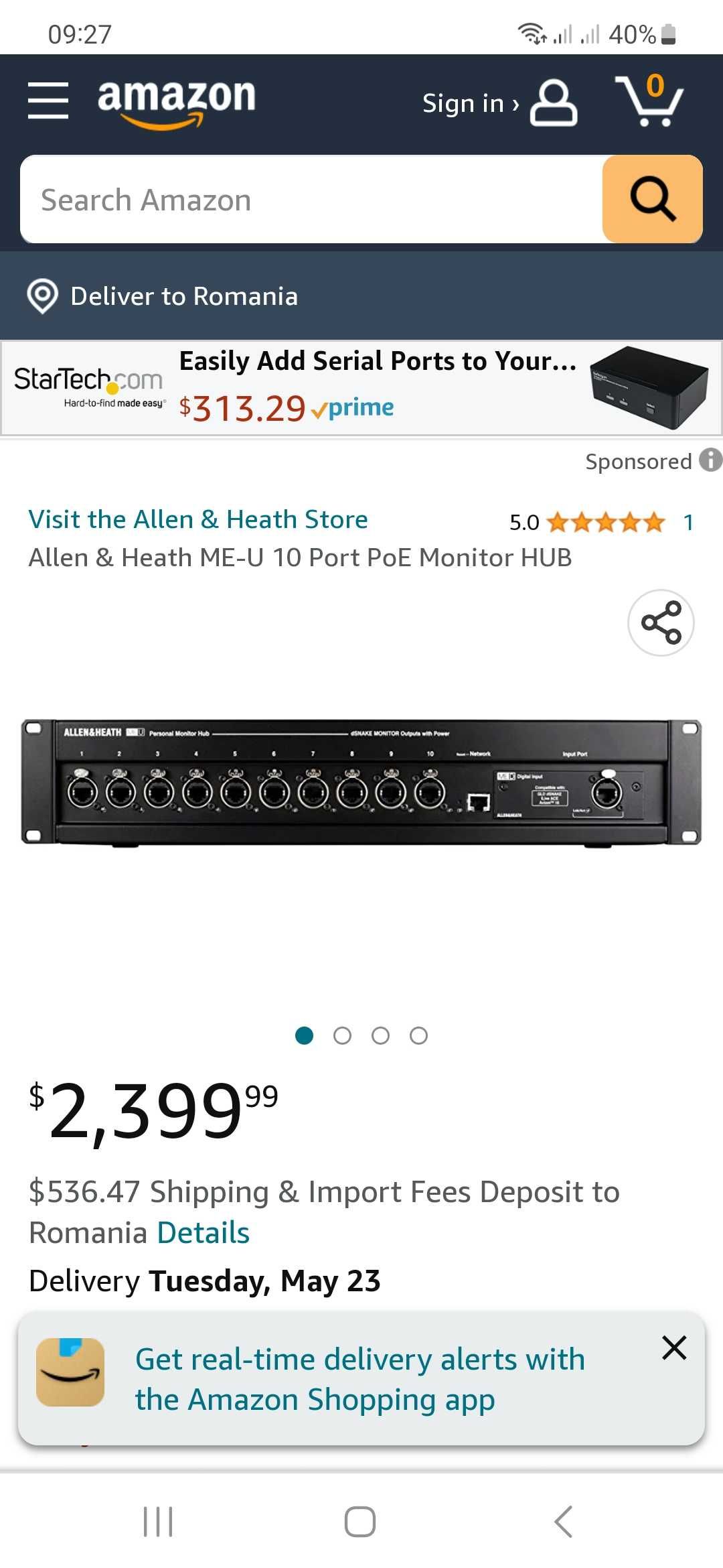 Allen & Heath ME-U Universal POE Monitor Hub, Nou