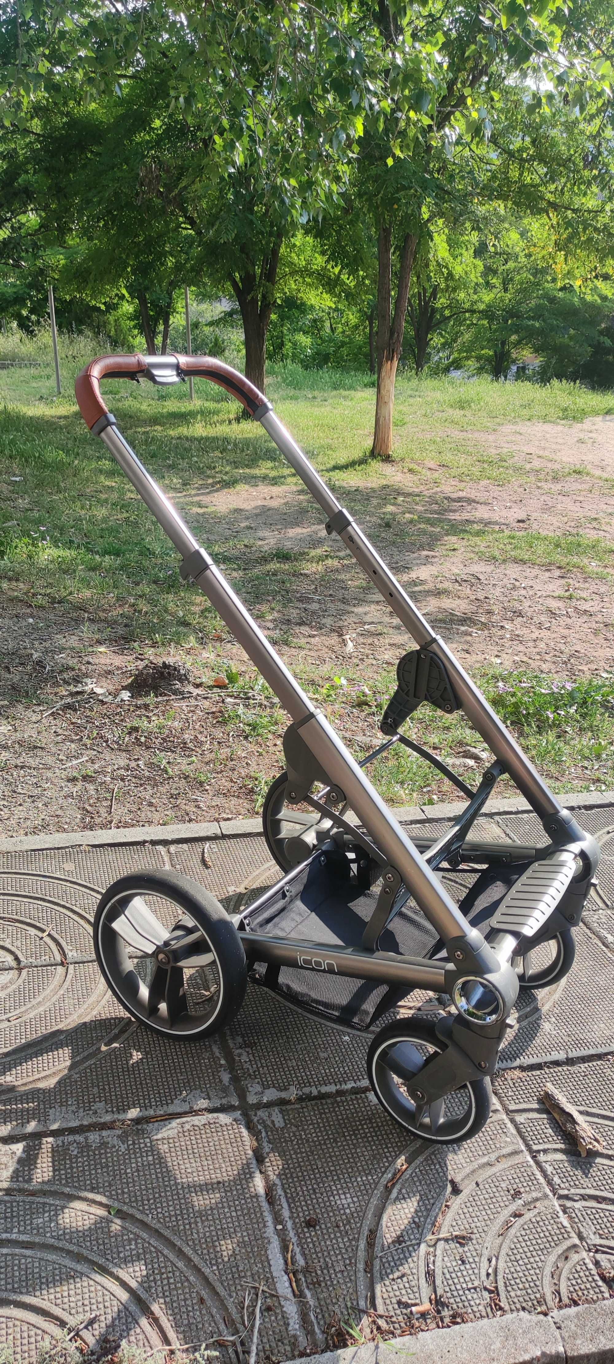 Детска бебешка количка Cangaroo Icon 2 в 1 - употребявана