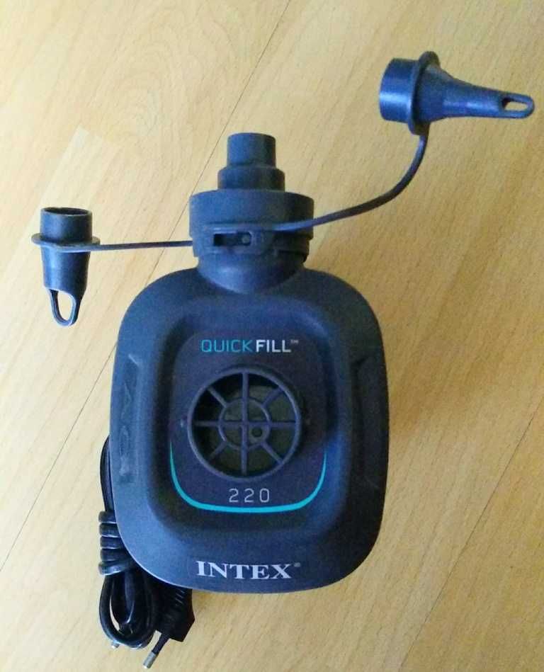 Въздушна помпа за надуваеми изделия PVC, Intex AP640, 220V, 3 адаптера