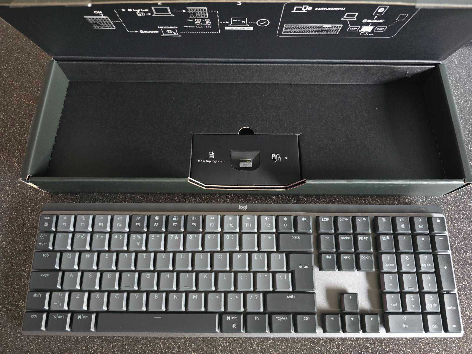 Механична клавиатура Logitech - MX Mechanical (Tactile Quiet)