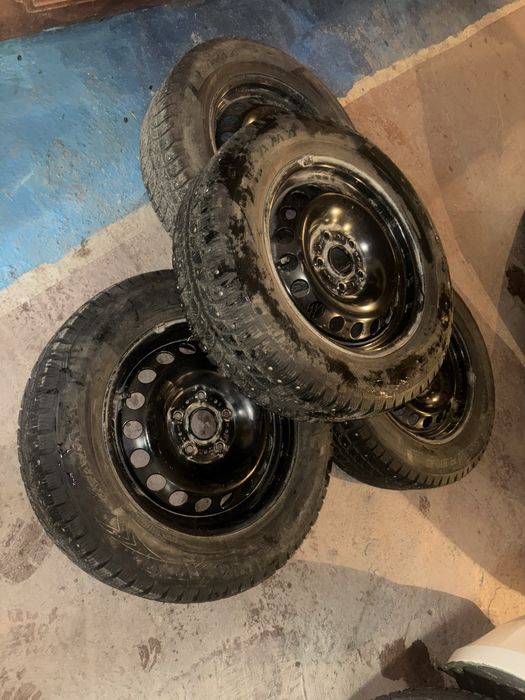 Колеса в сборе, зима. Кама 195/65 r15 . Разболтовка 5*112