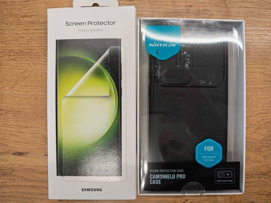 [PACHET] Husa + folie originala Samsung Galaxy S23 Ultra