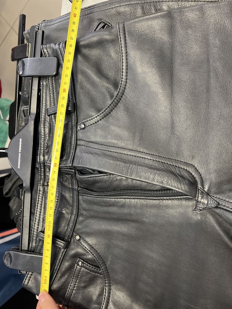 Pantaloni piele moto IXS mar 44 talie 36