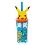 Pahar cu Pai 3D Pokemon Picachu